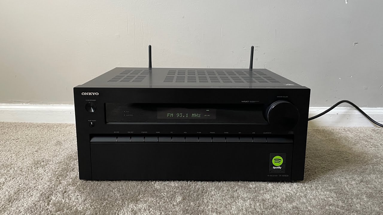 Onkyo TX-NR838 7.2 4K Ultra HD Bluetooth WiFi Home Theater