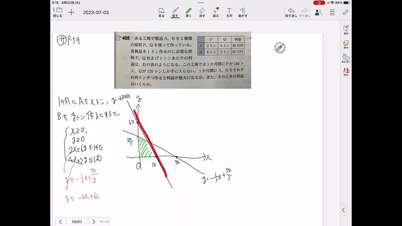 数学Ⅱ(領域)サP.59の405番 - YouTube