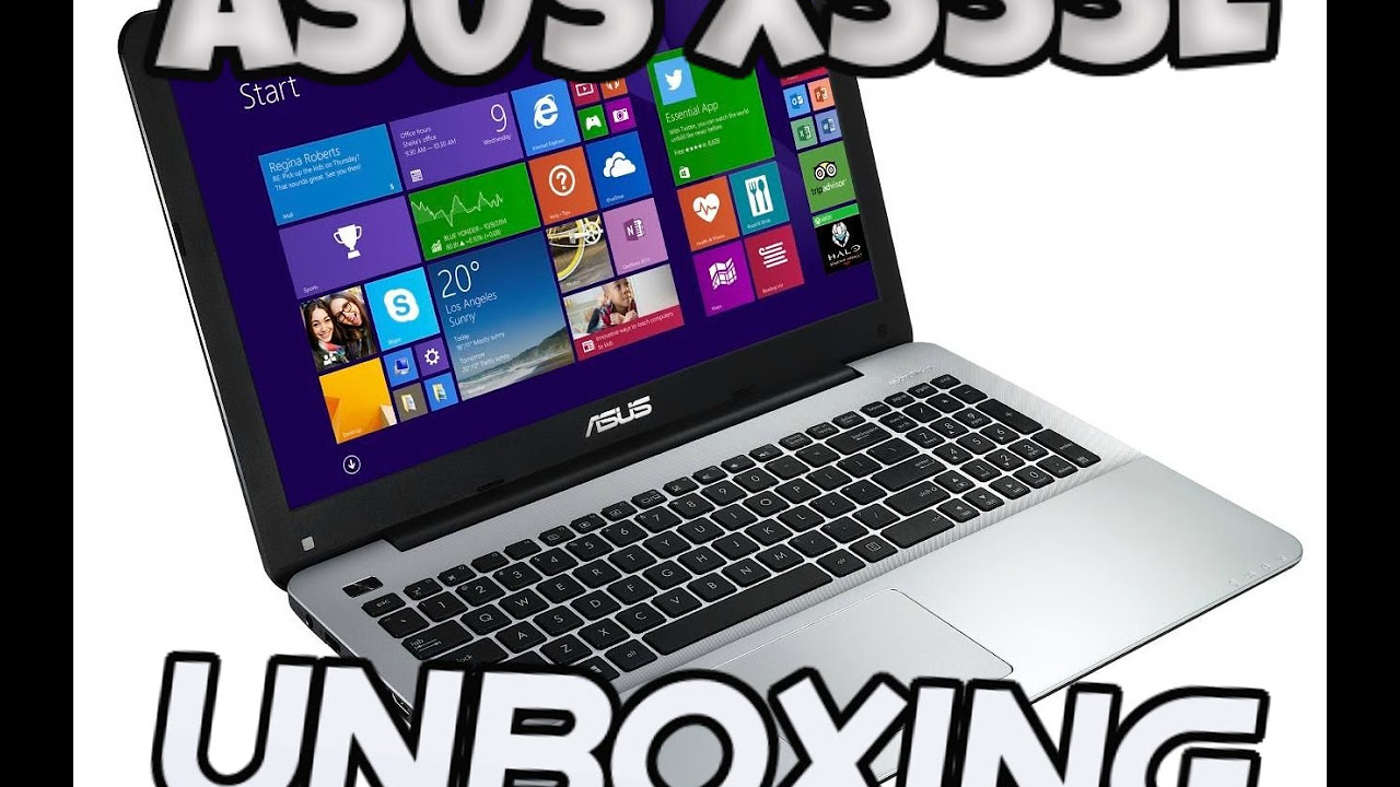 ASUS X555L Notebook Unboxing Intel core i5-4210U 1tb 4gb RAM - YouTube
