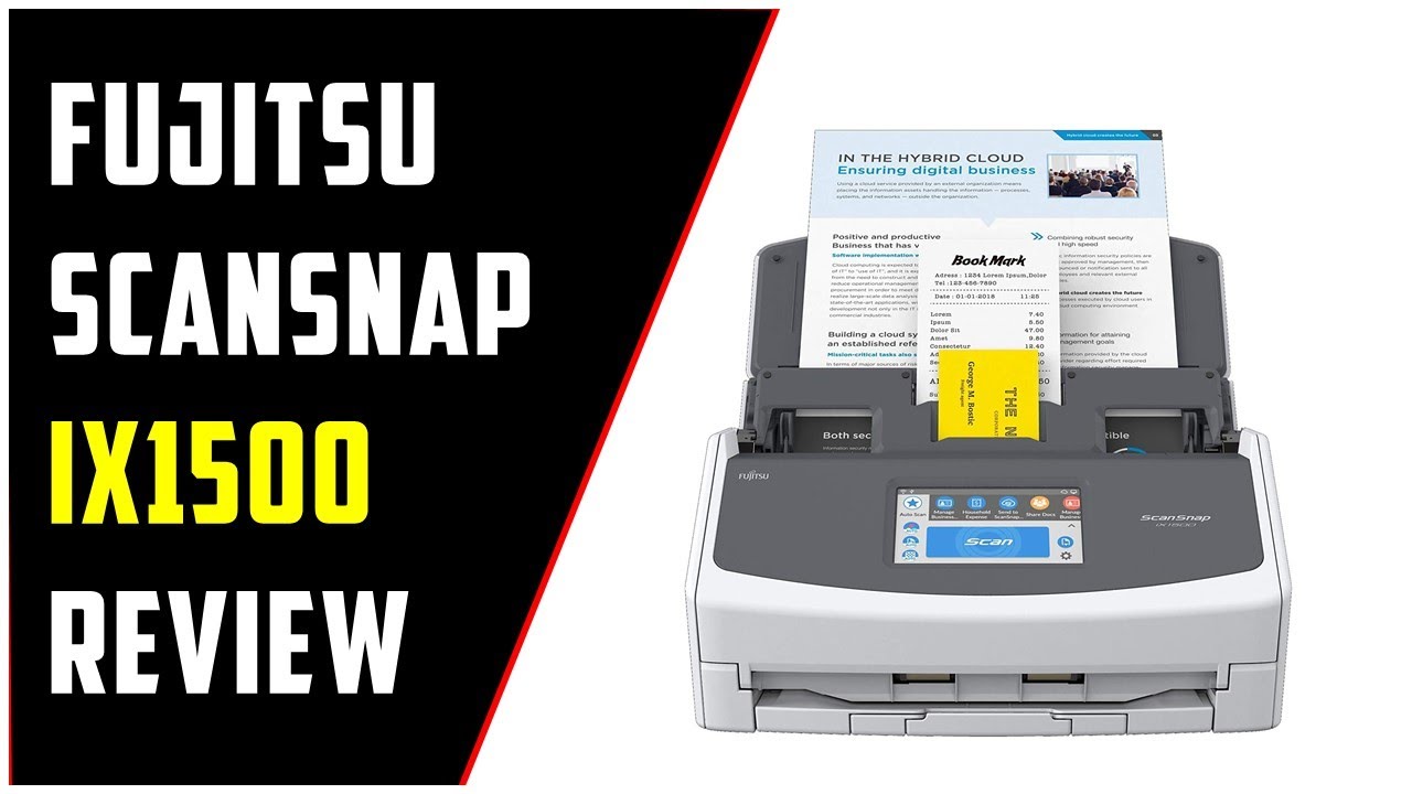 Fujitsu ScanSnap iX1500 Hands-On Review | Fast Color Duplex