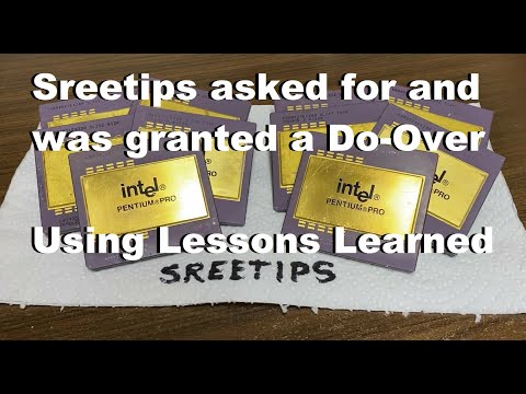 How Much Pure Gold in Ten Pentium Pro CPUs - YouTube