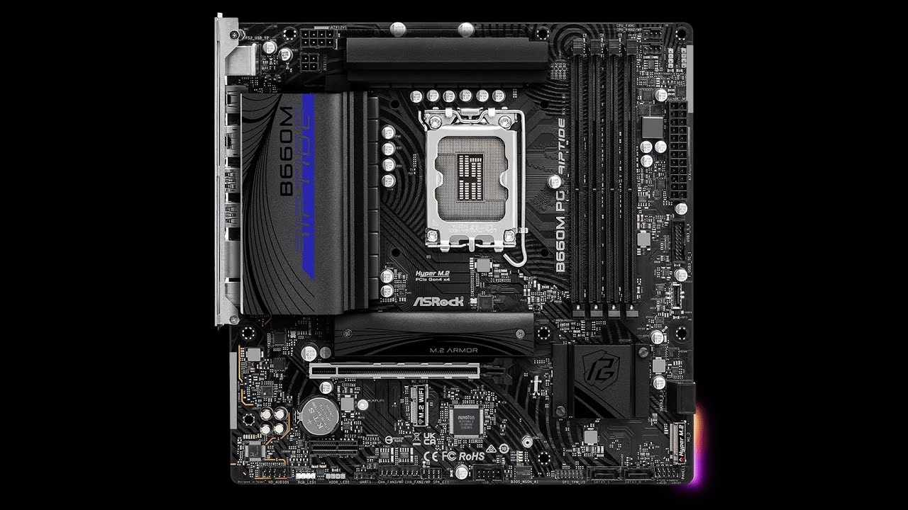 ASrock B660M PG Riptide Non-k bclk overclocking Core i3-12100F at