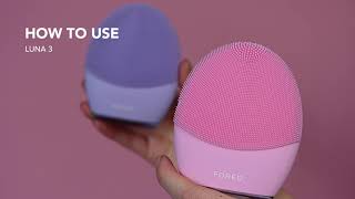 FOREO LUNA 3 Face Brush and Anti-Aging Massager for Normal Skin
