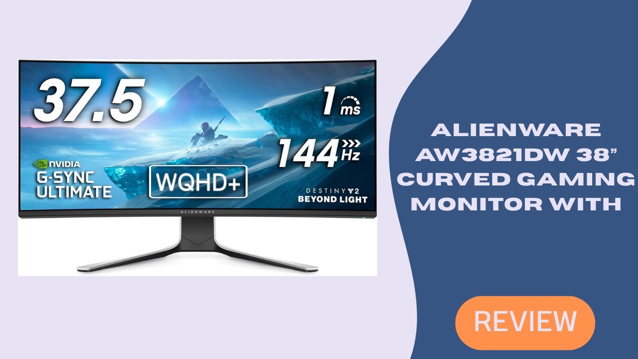 Alienware AW3821DW 38” Curved Gaming Monitor with 144Hz WQHD and G