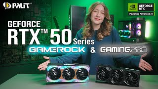 Palit、NVIDIA GeForce RTX 50 シリーズのGameRockおよびGamingPro新
