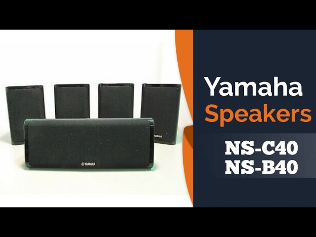 Yamaha NS-C40 & NS-B40 speakers | Quick view - YouTube