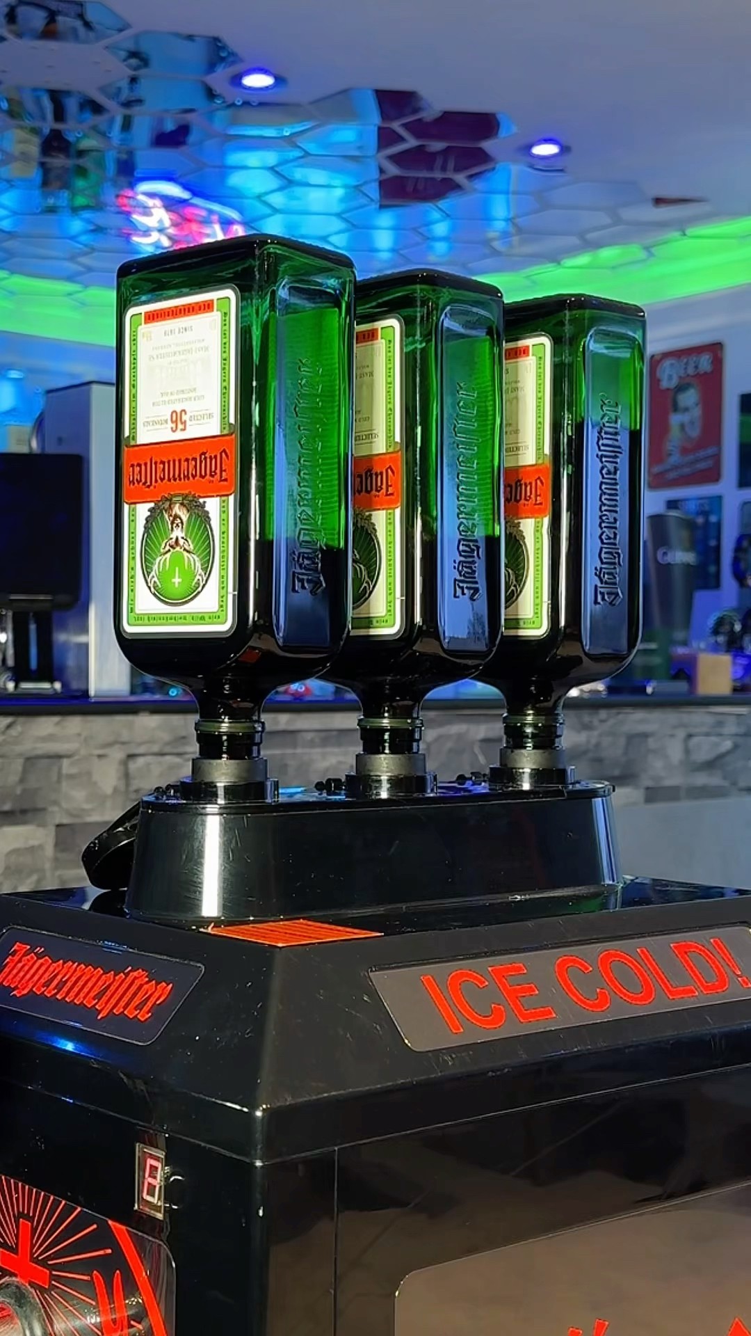 3 bottle Jager dispenser #jagerdispenser #jager #mancave - YouTube
