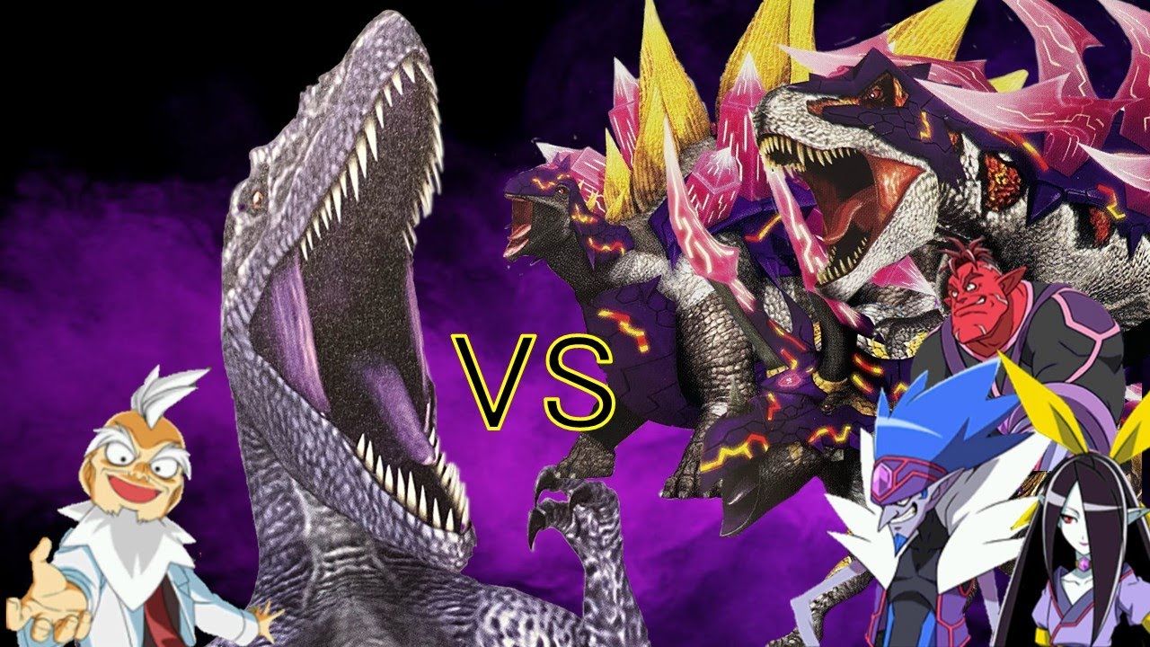 恐竜キング 】メガロサウルス 激闘！ザンジャーク！！(FierceFight