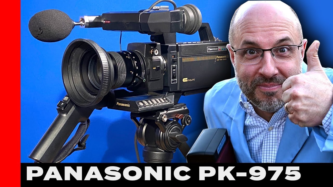 Early 80s Panasonic WV3600 TV Camera Test Run! - YouTube