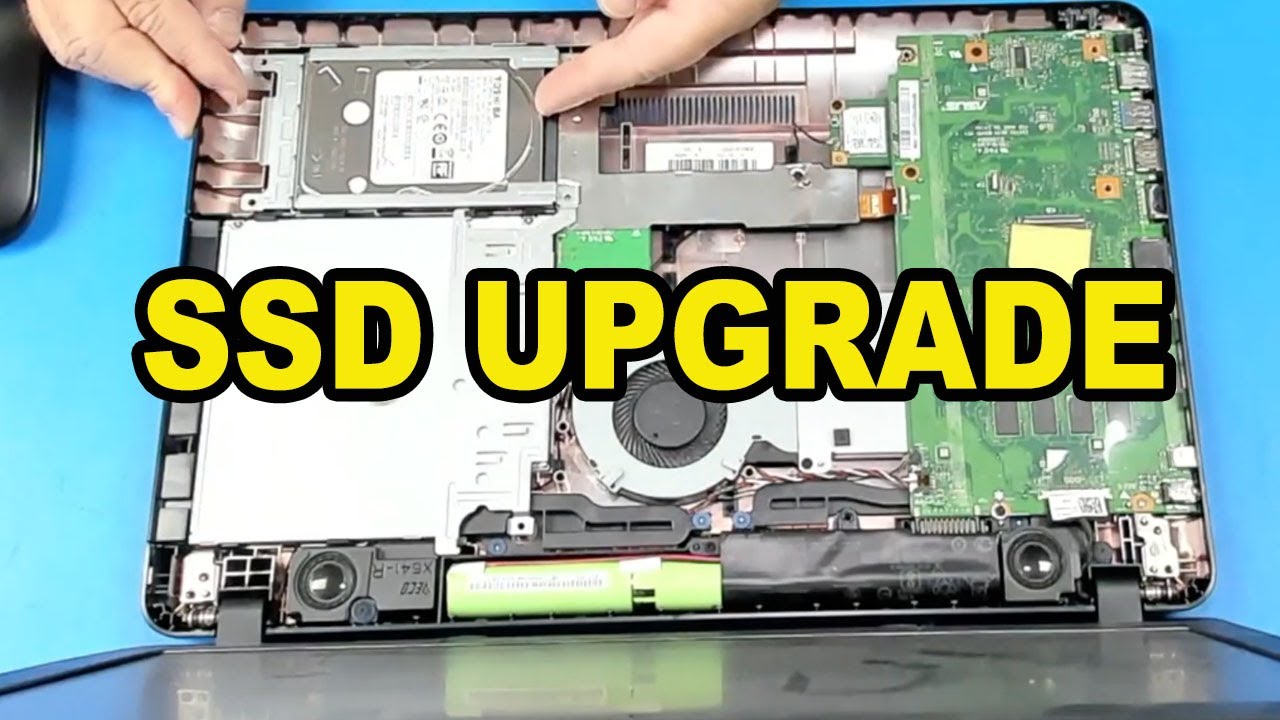 Asus Vivobook X541N - SSD Upgrade - Hard Drive Replacement - YouTube