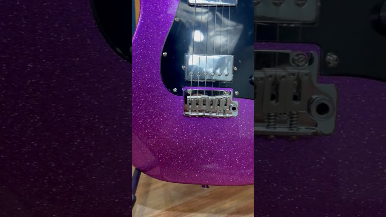 Guitarra Seizi Katana Venom Deep Purple Sparkle | HH | Bag
