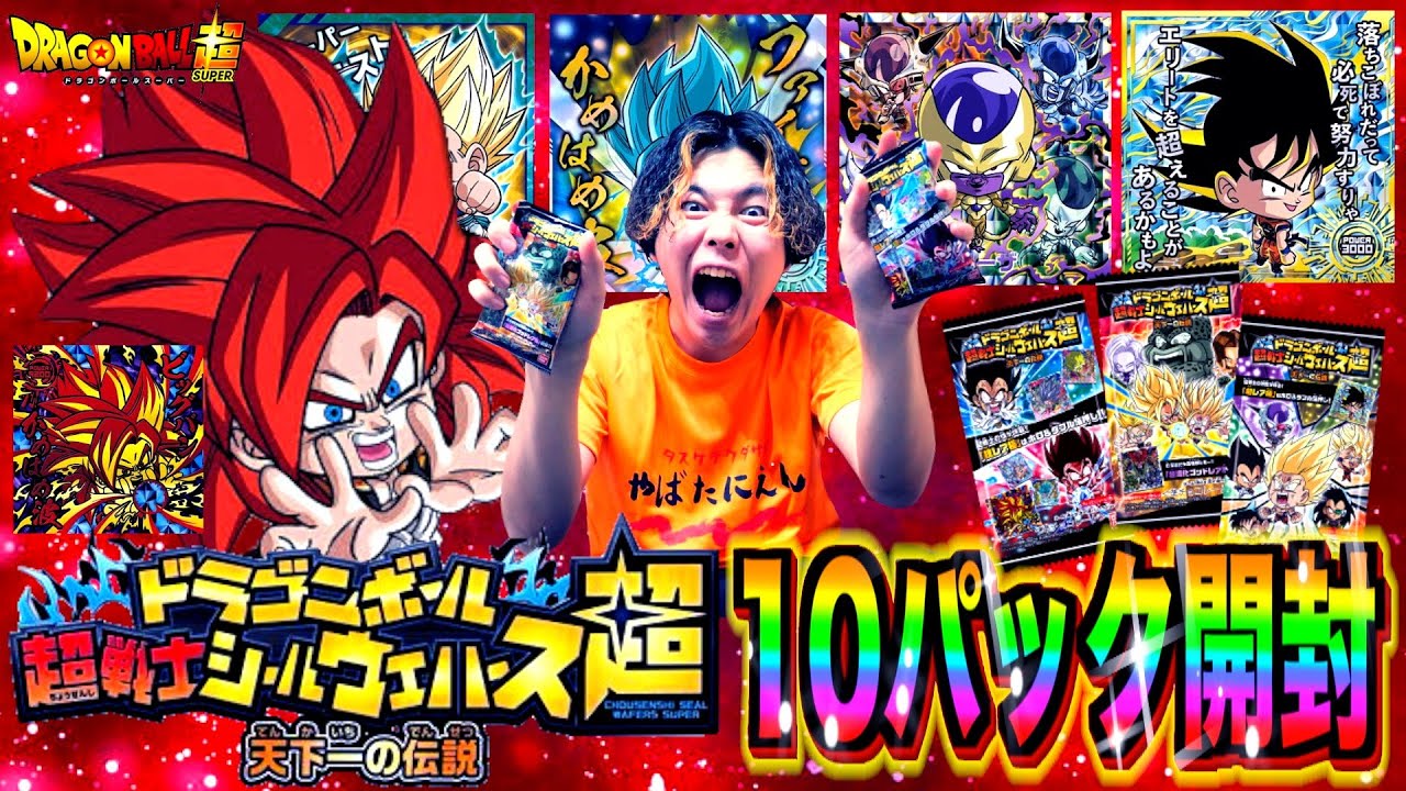 I opened 10 packs of Dragon Ball Super Warrior Seal Wafer Super