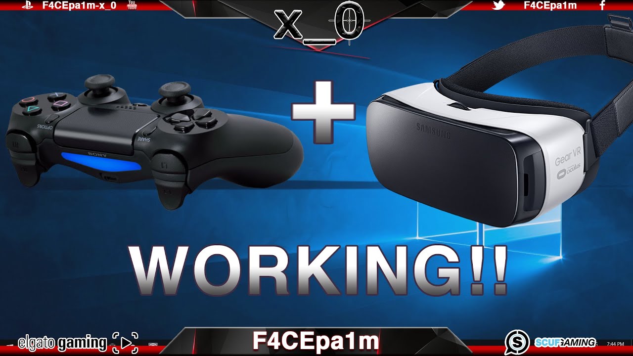 Get PS4 Controller with Gear VR + Samsung S6 Working!! (How to