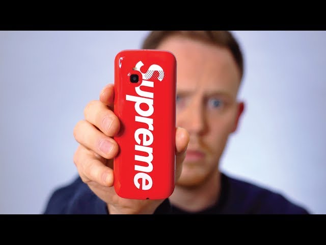 UNBOXING The Ridiculous SUPREME Burner Phone - YouTube