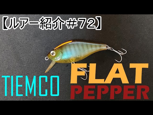ルアー紹介＃72】ティムコ フラットペッパー 【introduce the lure
