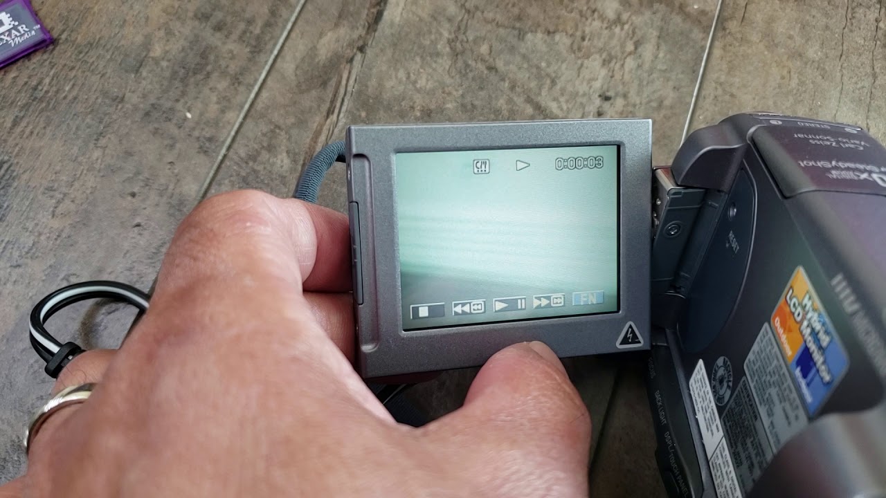 Sony DCR-IP55 Micro MV Digital Video Camera Recorder - YouTube