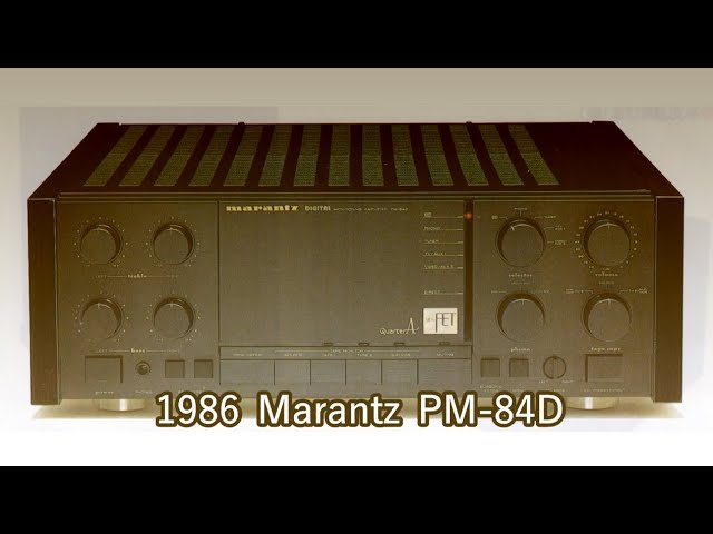 1986 Marantz PM-84D - YouTube