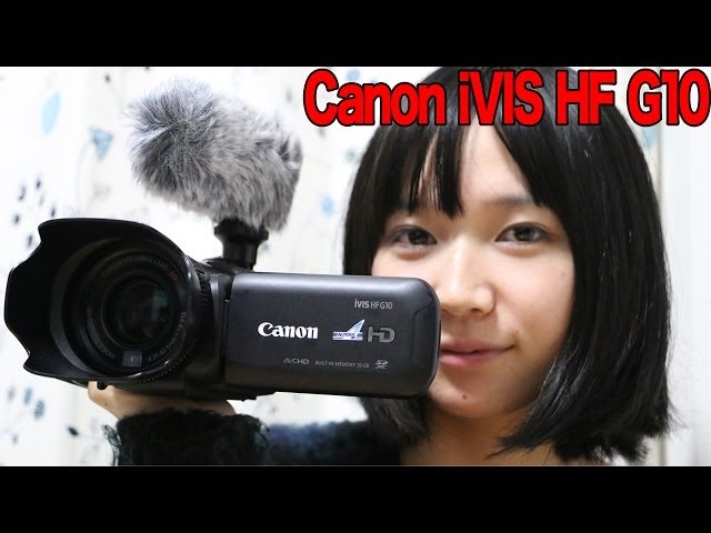 Canon iVIS HF G10/生配信、外ロケ用カメラ - YouTube