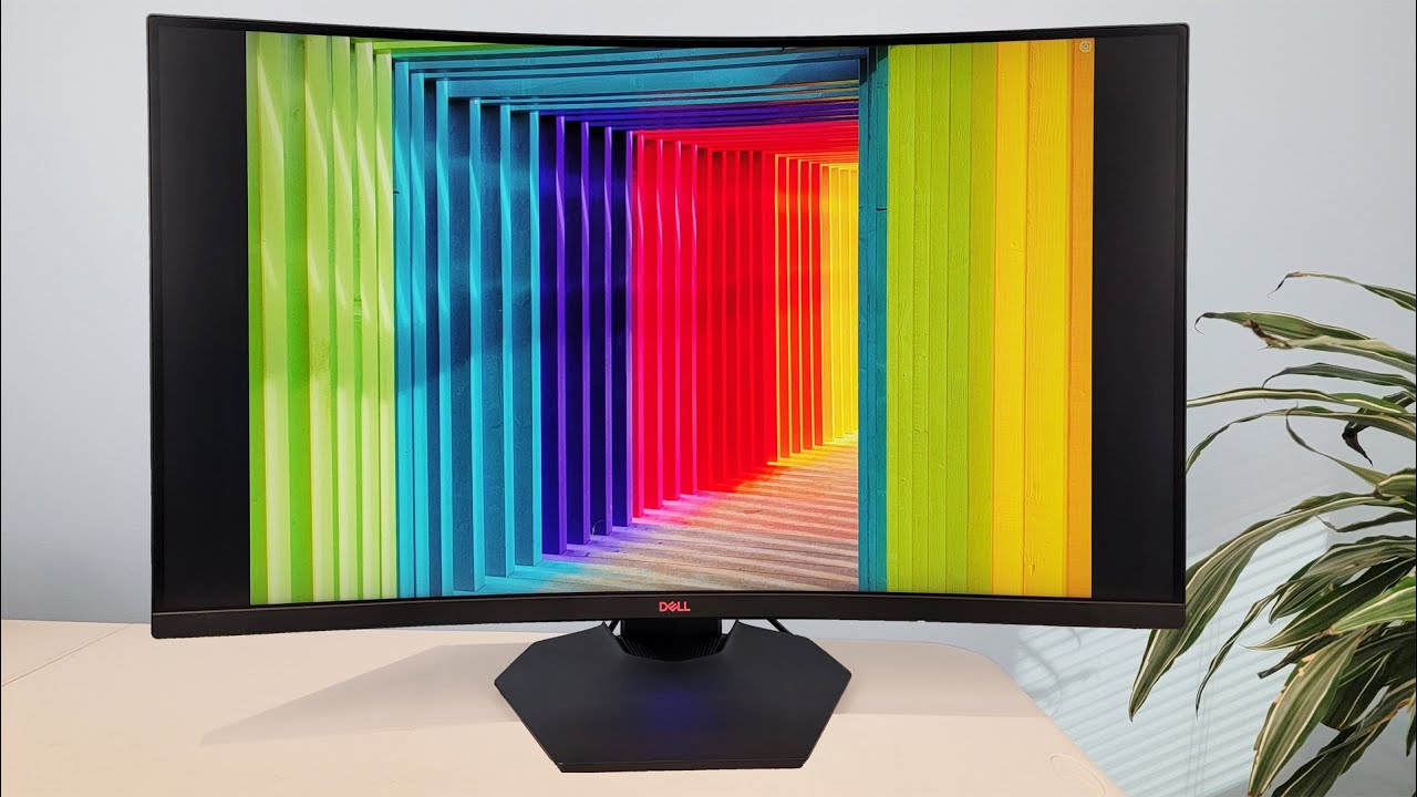 Dell 32 Inch Curved Gaming Monitor S3222DGM Review - YouTube