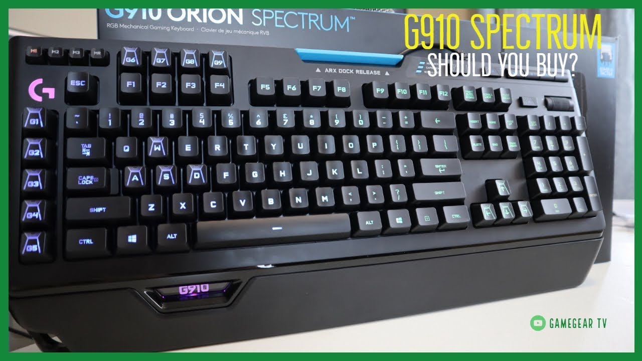 Logitech G910 Orion Spectrum Mechanical Gaming Keyboard Review