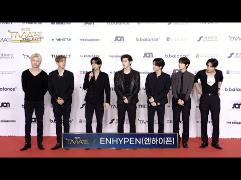 ENHYPEN at 2025 THE FACT MUSIC AWARDS — Red Carpet Full Cut - YouTube