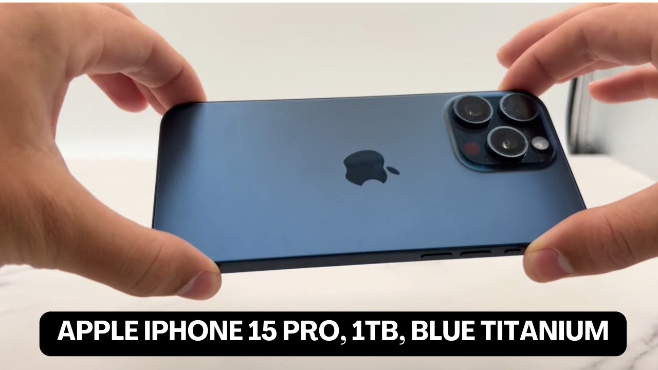 Apple iPhone 15 Pro, 1TB, Blue Titanium: In-Depth Review and Hands