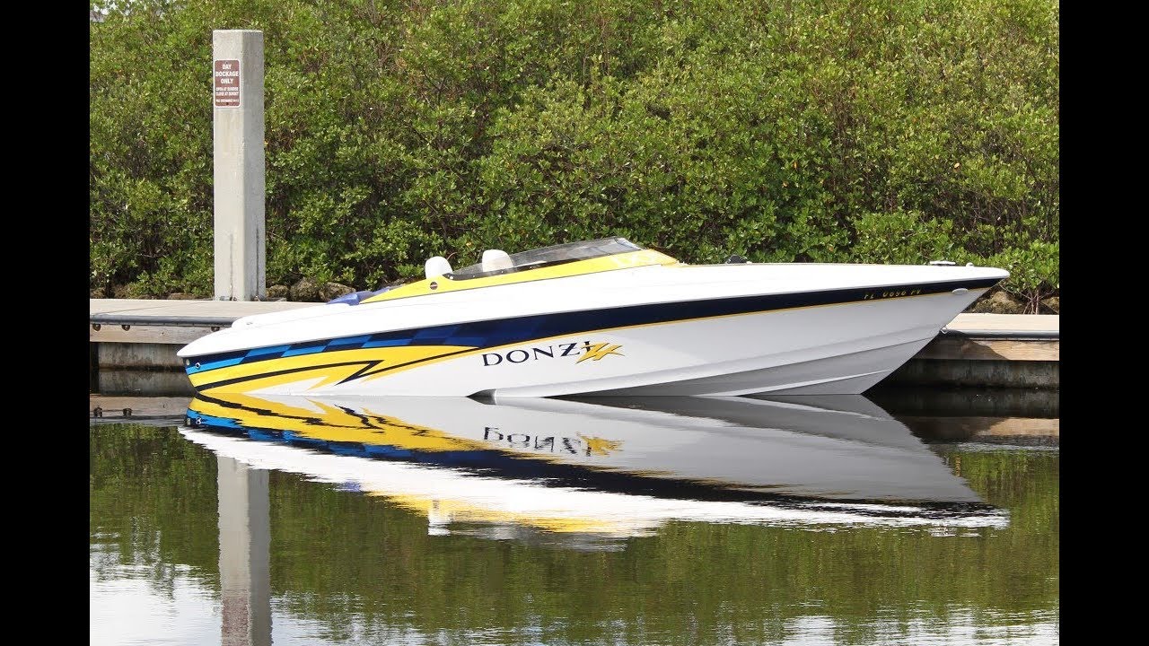 SOLD - 2000 DONZI 22 ZX - ONLY 425 Hours! - For Sale + Video Tour