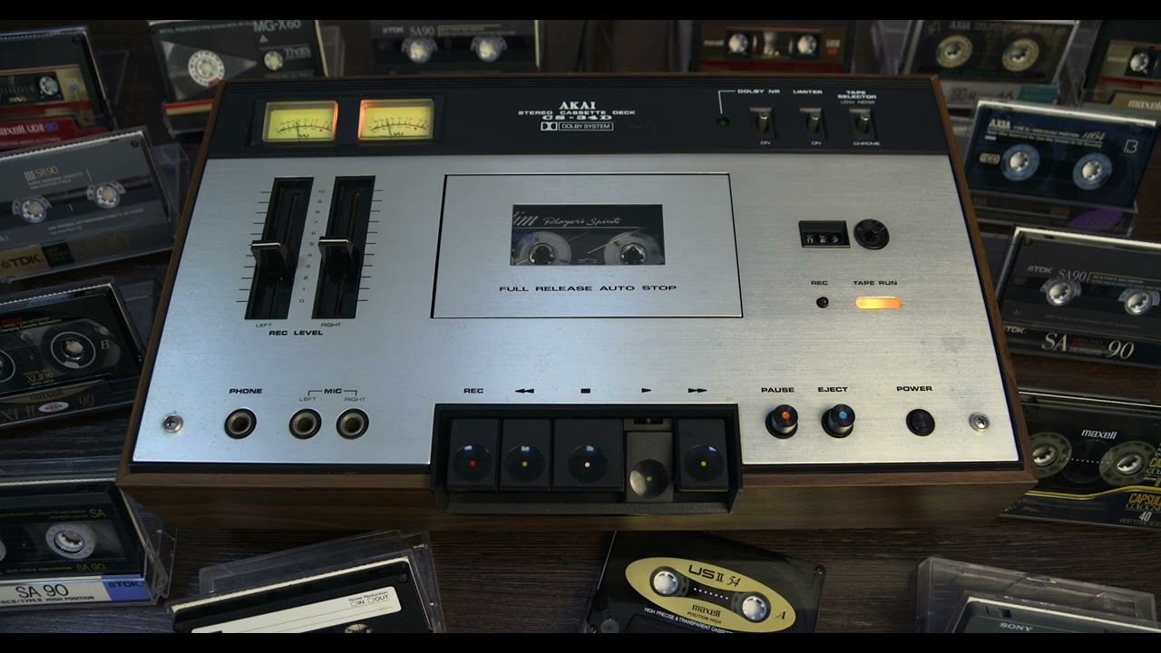 AKAI CS-34D ￥46,800(1975年発売) пермаллоевая аудиоголовка. - YouTube