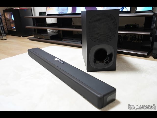 Dolby AtmosやDTS:Xに対応した3.1chのサウンドバー「HT-G700」使用