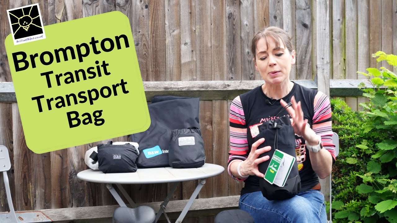 Brompton Transit Transport Bag - YouTube