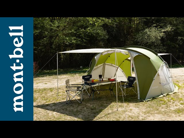 モンベル 「ソレイユ スクリーンの組み立て方」：自立式タープ - YouTube
