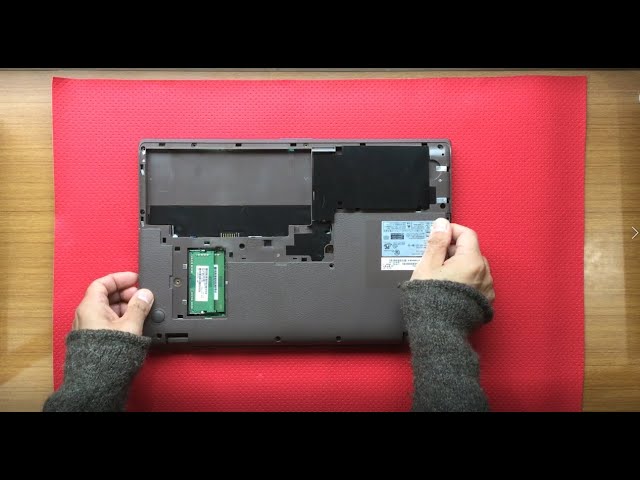 How to disassemble FUJITSU FMV LIFEBOOK AH77/D1 - YouTube
