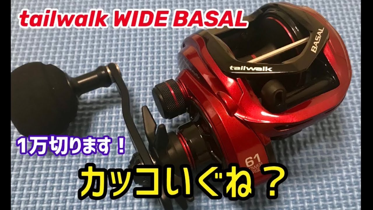 ワイドバサルとかいうコスパ抜群ベイトリール！【tailwalk WIDE BASAL