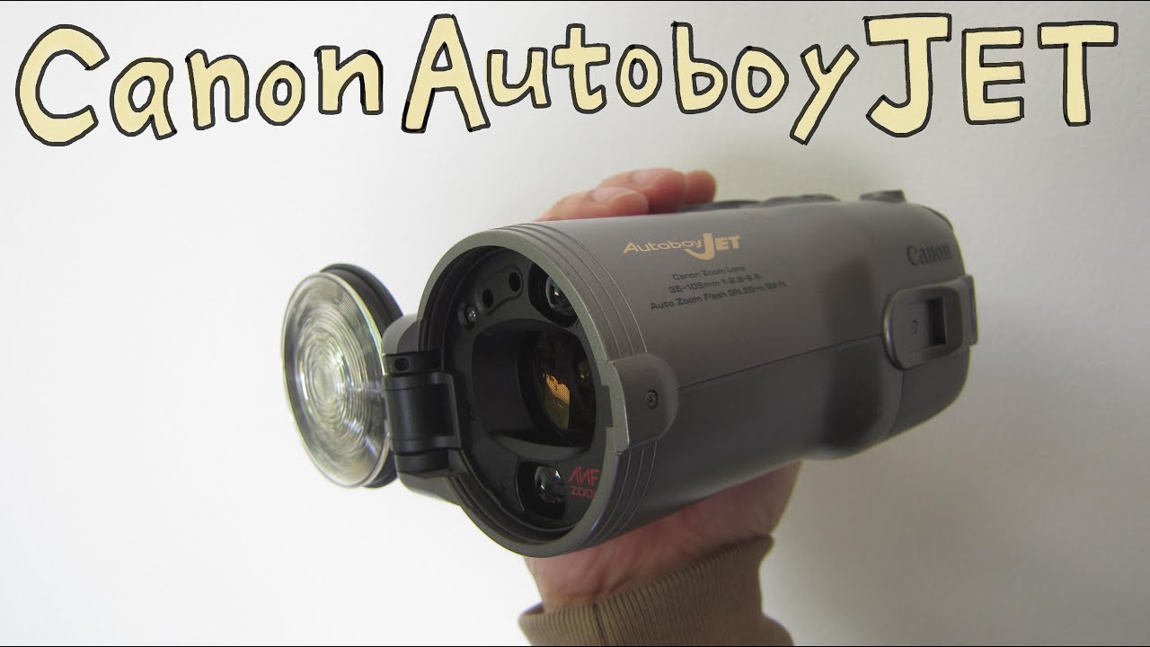 フィルムカメラ】Canon Autoboy JET 個性的なデザインのブリッジカメラ