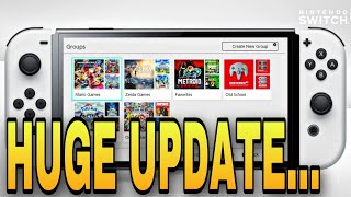 Nintendo Switch NEW System UPDATE 14.0.0 2022 Just Did WHAT