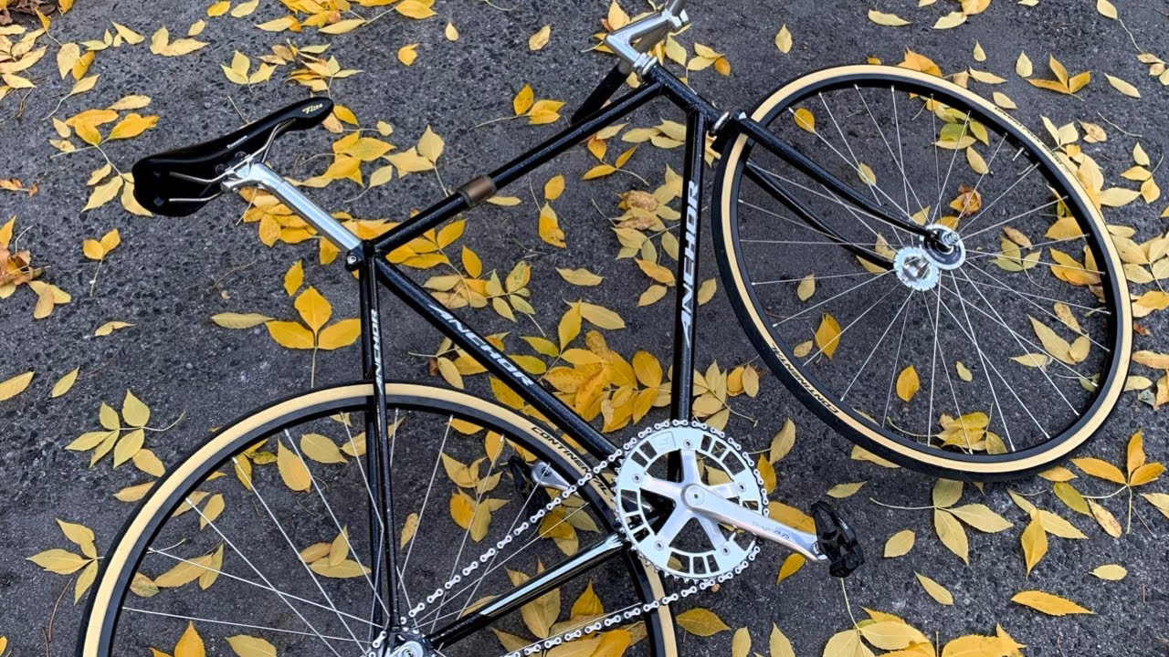 my bridgestone anchor njs track bike / channel intro - YouTube