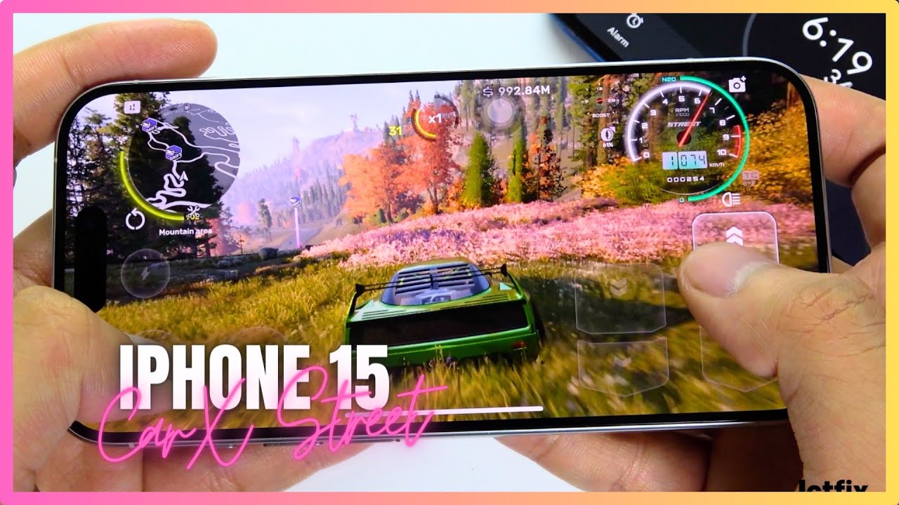 iPhone 15 Pro CarX Street Mobile Gaming test | Apple A17 Pro