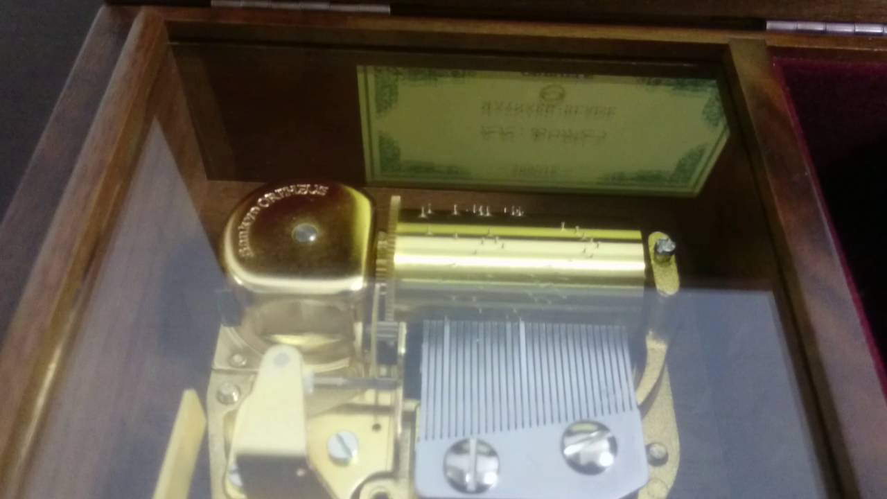 ただ、ありがとう】サンキョー製オルゴール 30弁オルフェウス(EX-134