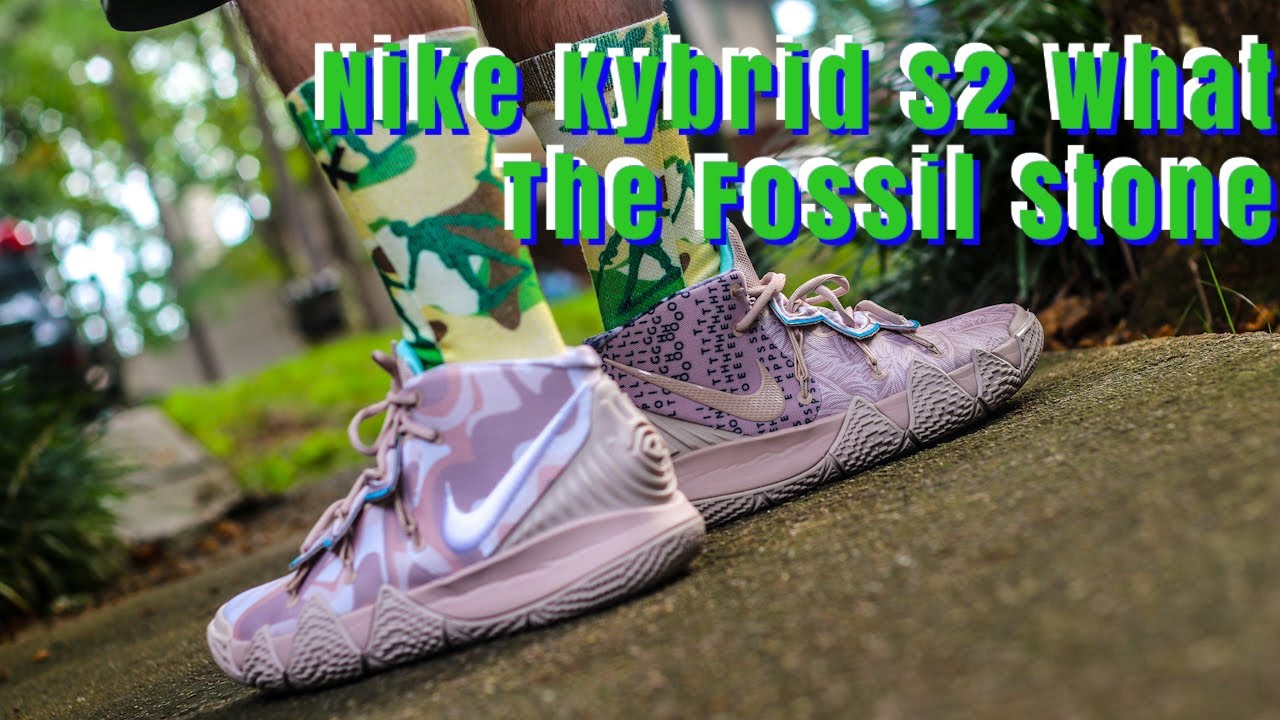 NIKE KYBRID S2 KYRIE HYBRID S2 WHAT THE FOSSIL STONE REVIEW & ON