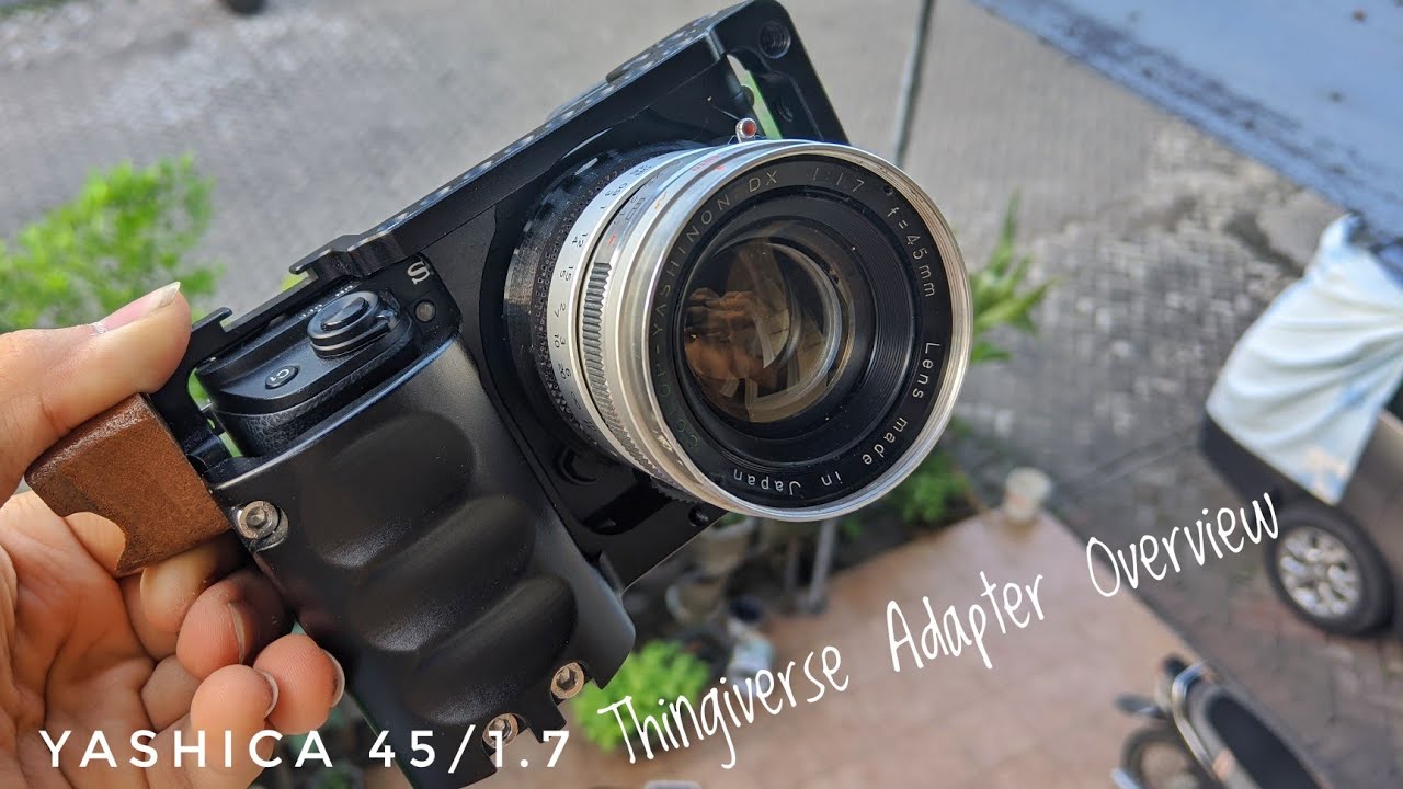 Yashica 45mm f1.7 Converted to Sony E Mount Yashinon DX From