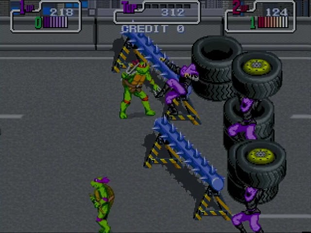 スーパー亀忍者「基板」2人用クリア ドナテルロ＆ラファエロ[Arcade