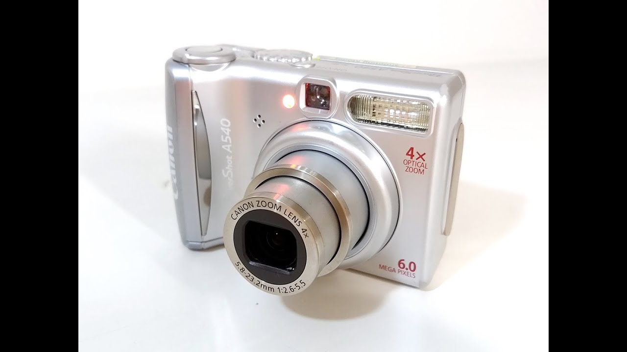 CANON PowerShot A540 Digital Camera - YouTube