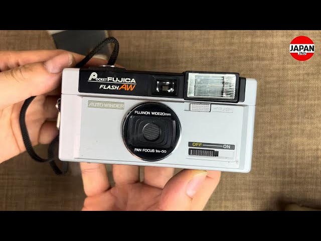 Fujifilm Pocket FUJICA Flash AW Auto Winder Film Camera Fujinon
