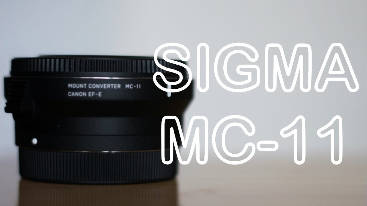 test sigma mc11 for photos with Canon ef lenses - YouTube