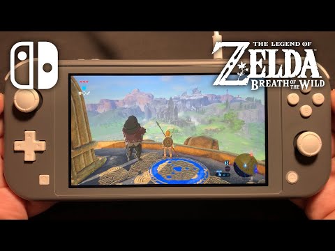 Breath Of The Wild on Nintendo Switch Lite - YouTube