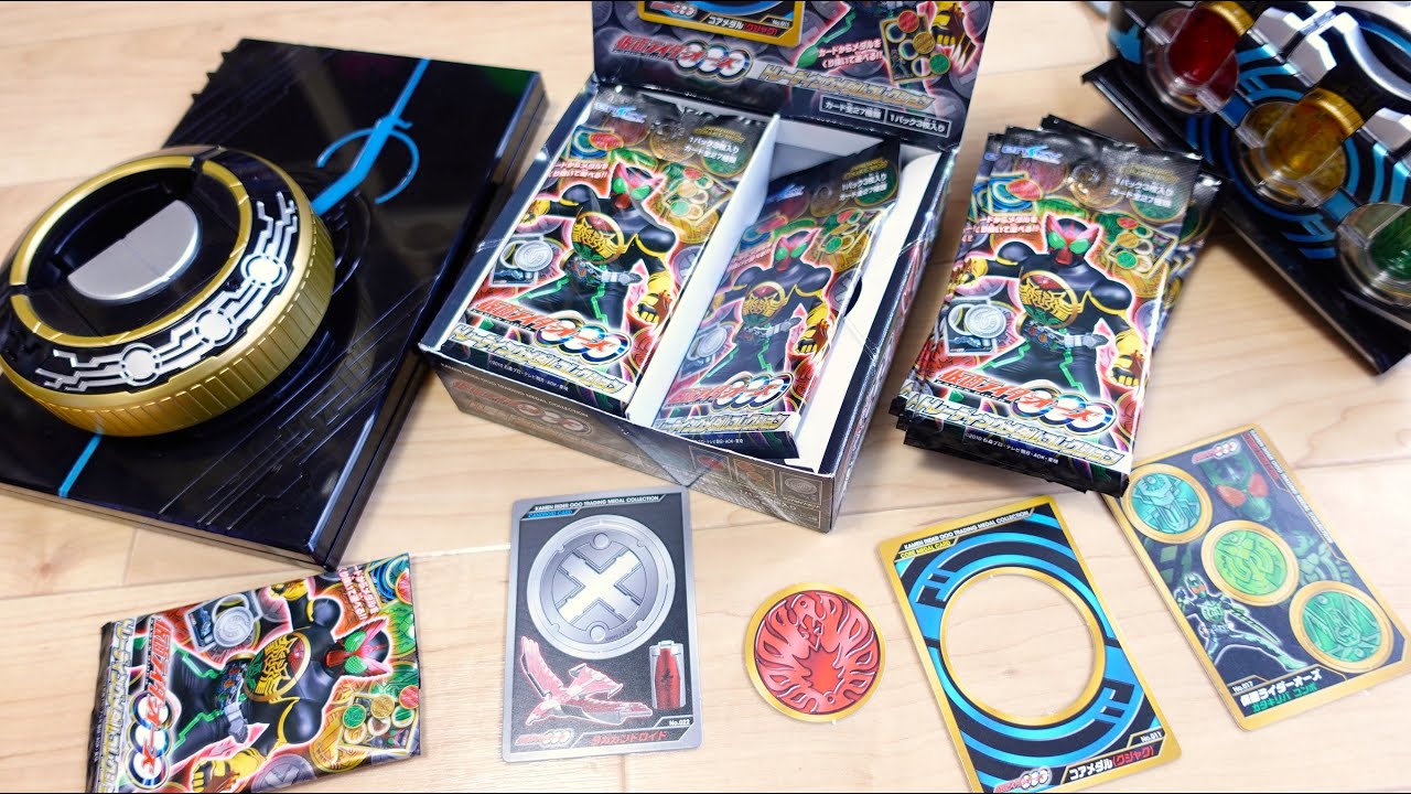 アンクになりきれ！投げる専用コアメダル！？1BOX開封 仮面ライダー