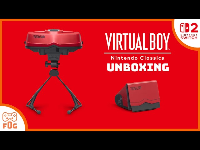 NEW Virtual Boy Hardware Unboxing for Nintendo Switch Virtual