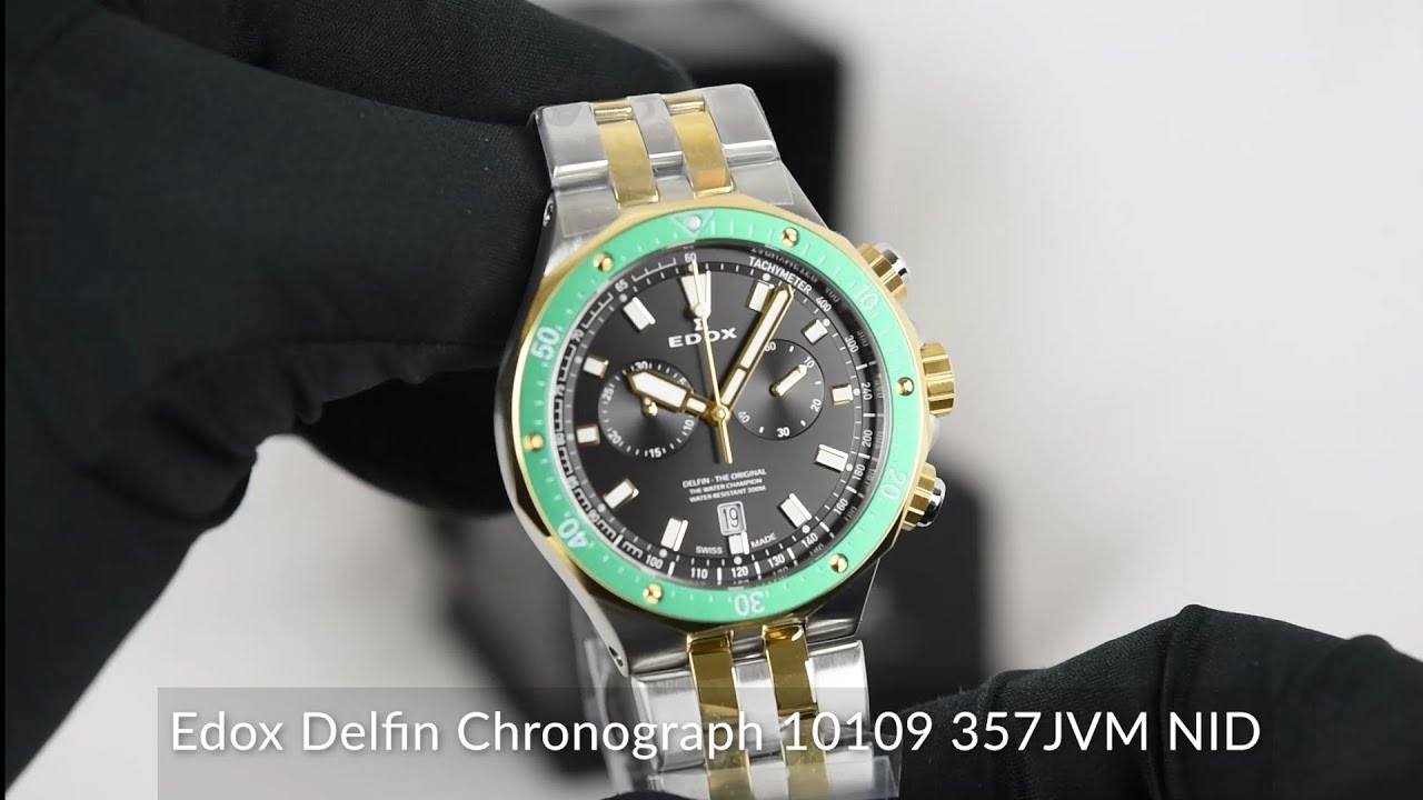 Edox Delfin Chronograph 10109 357JVM NID - SeriousWatches.com