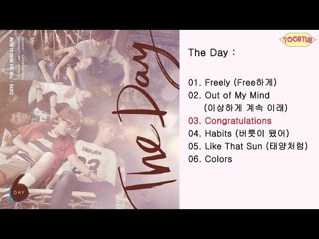 Full Album] DAY6 - The Day [1st Mini Album] - YouTube