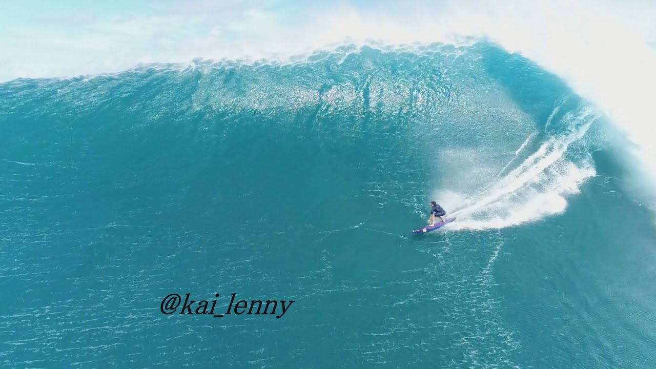 Kai Lenny Jaws Pe'ahi Maui 2020 Dronr shooting カイ・レニー ビッグ